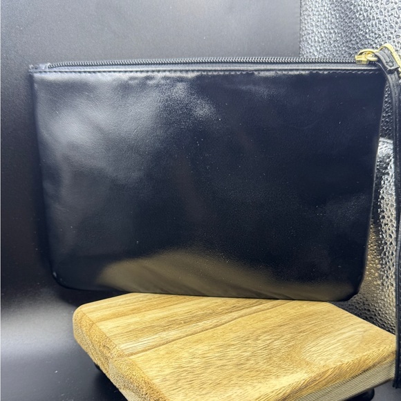 Victoria's Secret Black and Sequin Cosmetic Pouch - Picture 2 of 4